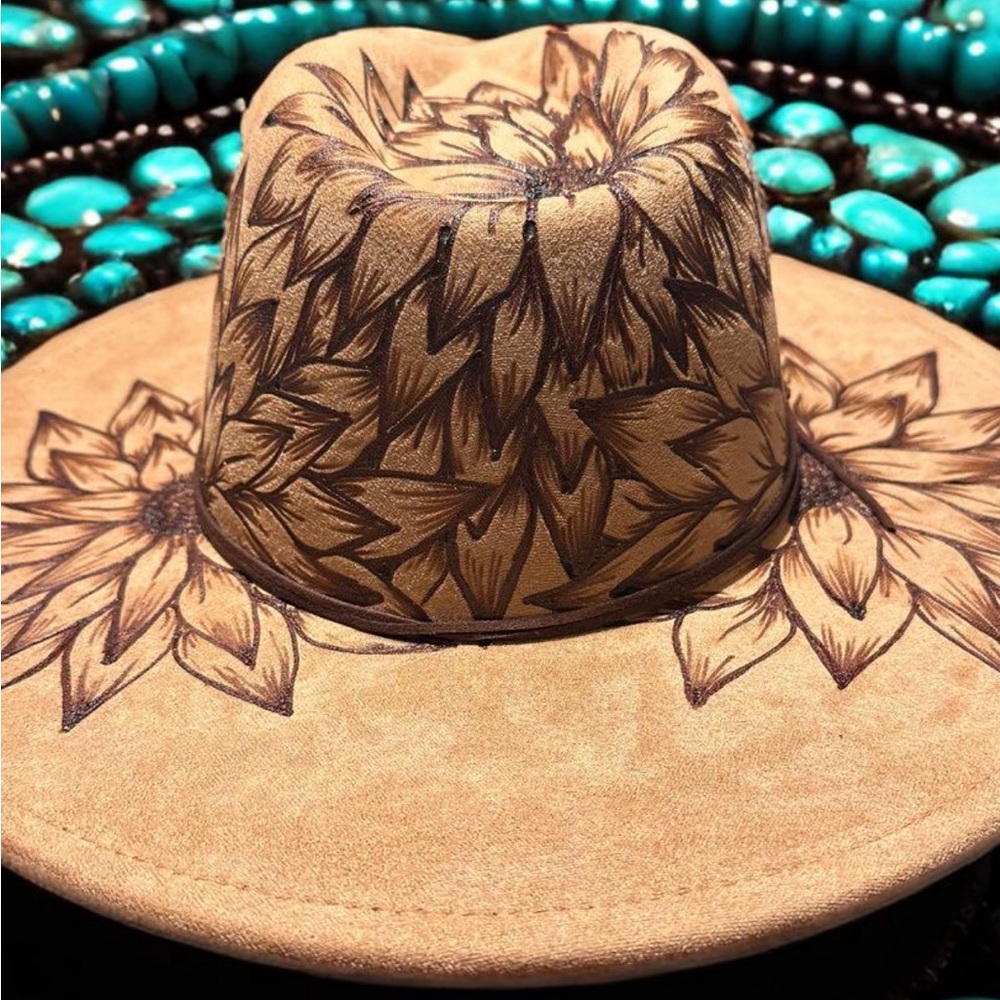 Sunflower Serenade Boho Rancher Hat